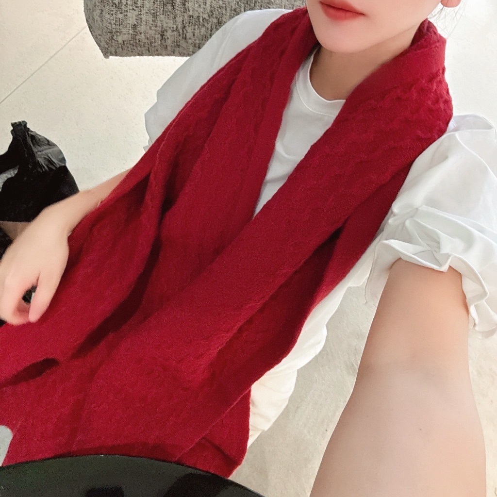 Loro Piana Vibrant Red Scarf